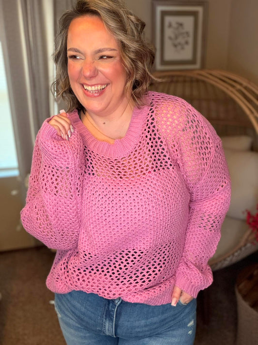 My Latest Love Loose Knit Sweater