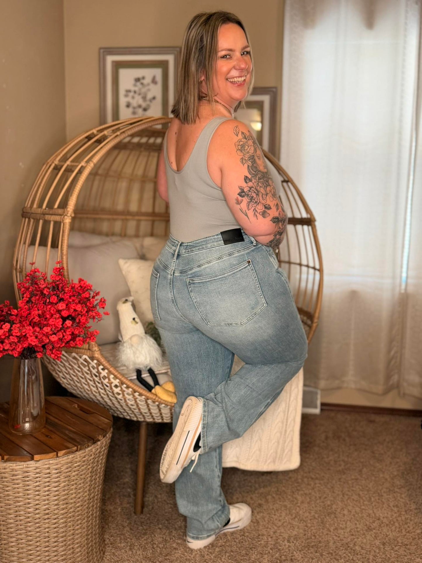 Kayla High Waist Rigid Magic Slim Straight