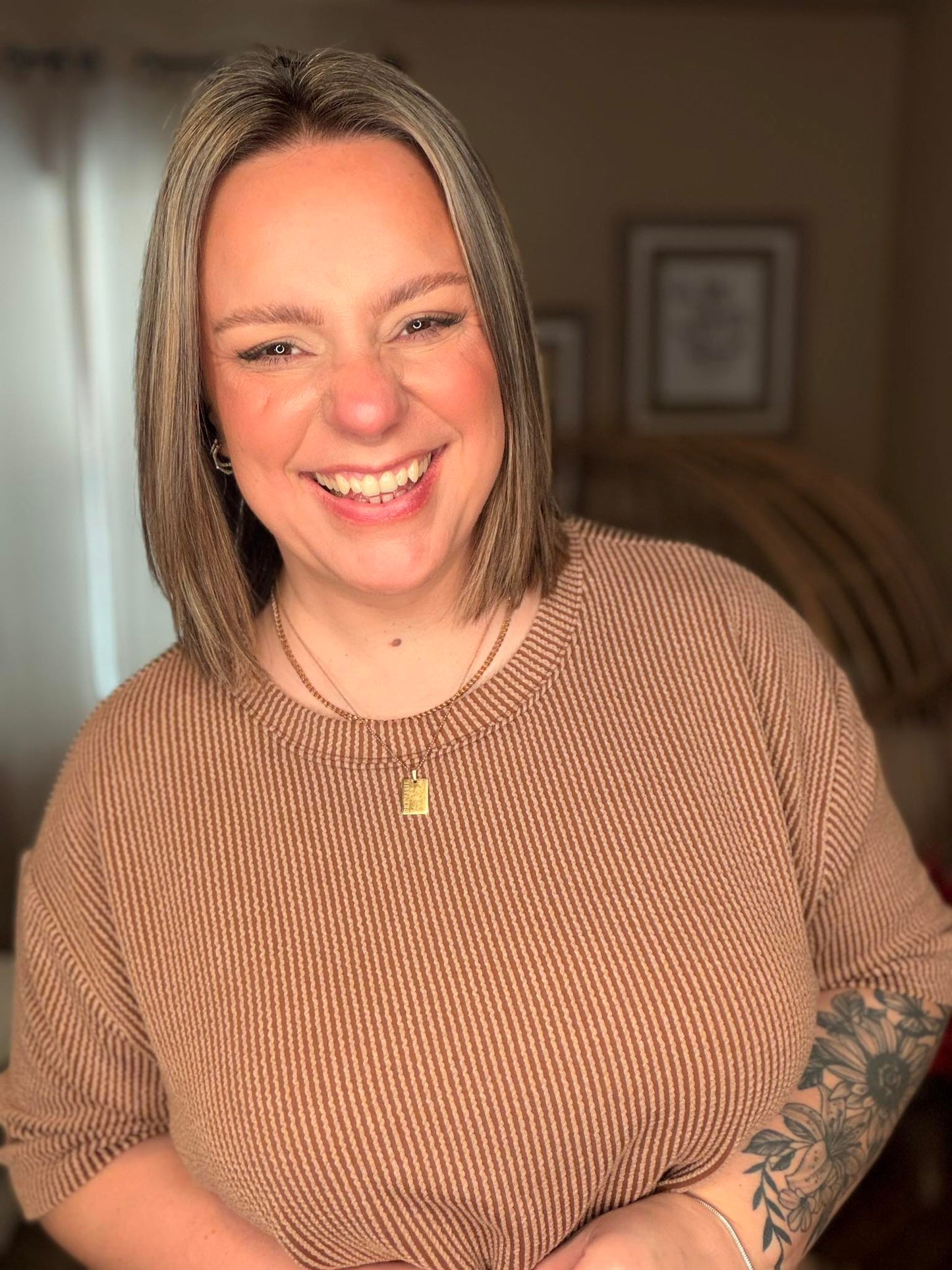 Fight the Feeling Top and Bottom Set in Brown