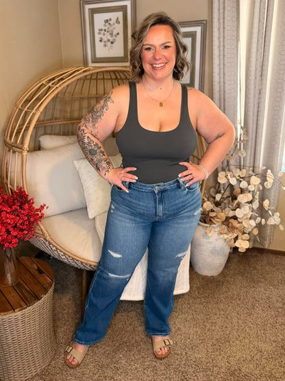 Snatched & Stressed Straight Jeans