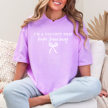 Keeps Jesus Busy Graphic Tee