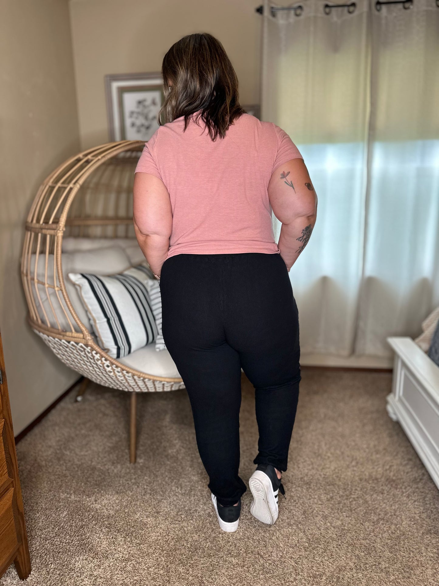 Michelle Mae Corrine Joggers - Black