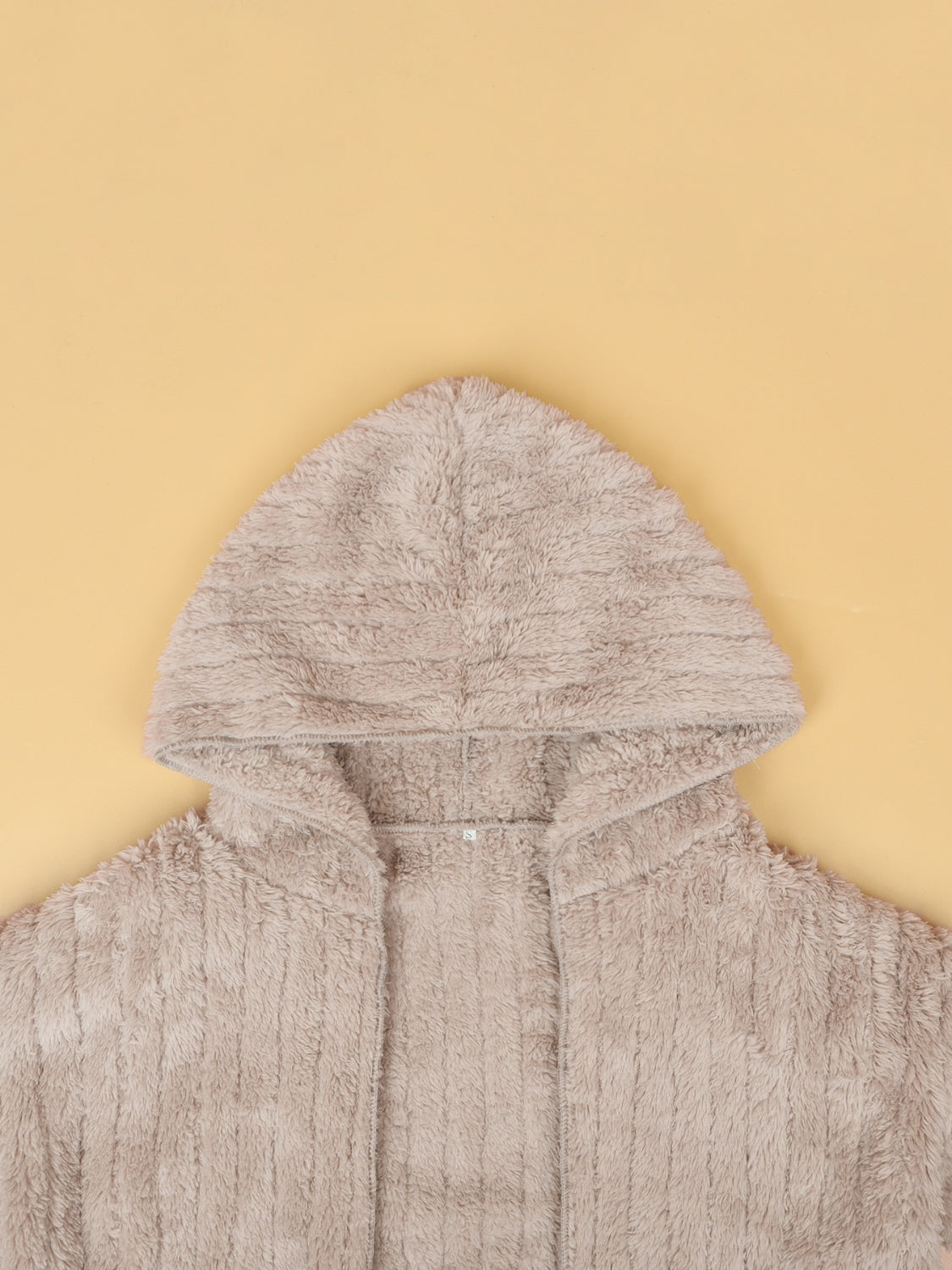 PREORDER - Cozy Comfort Long Sleeve Hooded Fuzzy Jacket