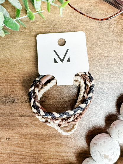 Michelle Mae Hair Tie Bracelet Sets - Neutral Ropes | Hair Accessories