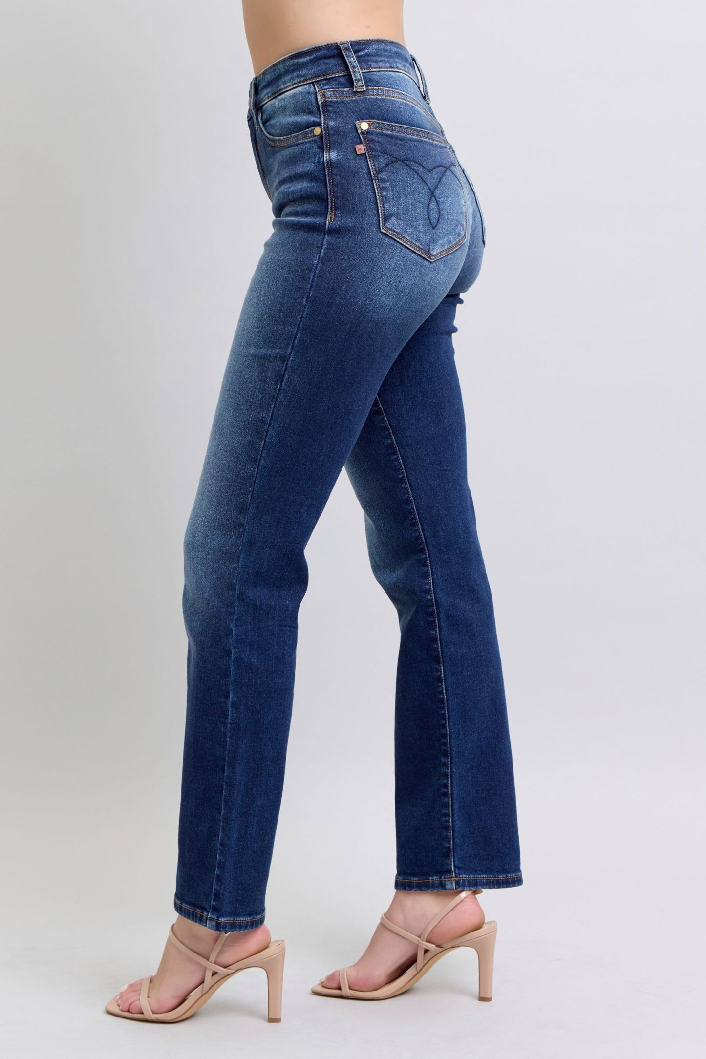 Everyday Ease Washed Straight Leg Jeans