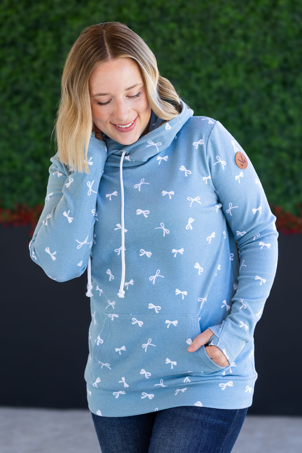 Michelle Mae Ashley Hoodie - Teal Ribbons