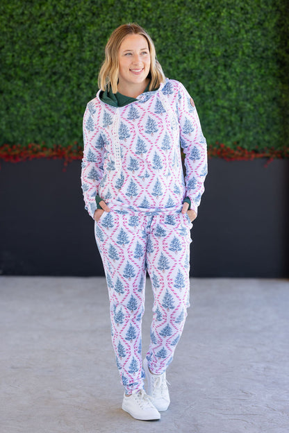 Michelle Mae Hailey Pullover Hoodie - Candy Cane Lane