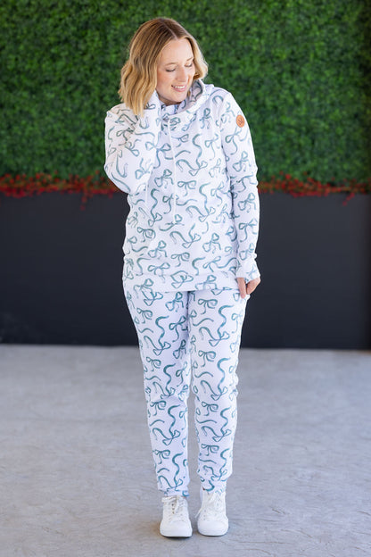 Michelle Mae Ashley Hoodie - Green Ribbons