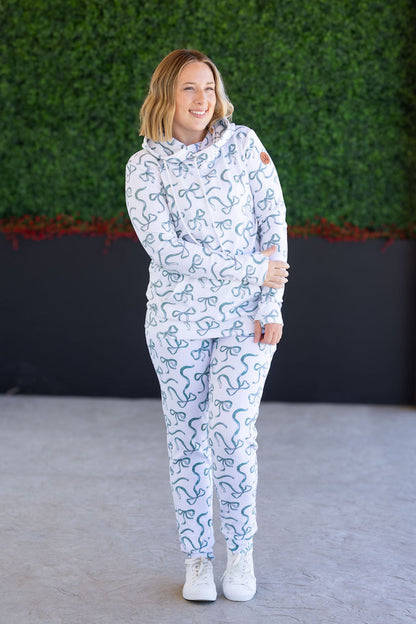 Michelle Mae Ashley Hoodie - Green Ribbons