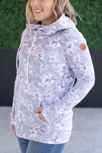 Michelle Mae Ashley Hoodie - Vintage Grey Floral