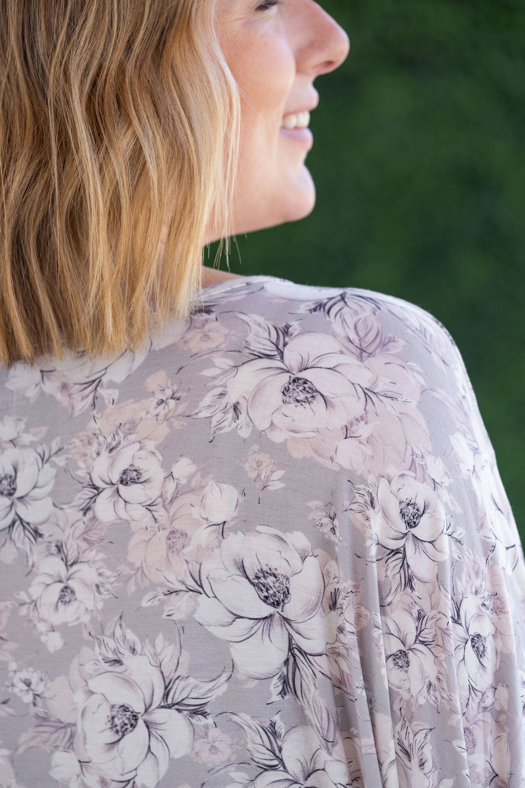 Michelle Mae Darcy Dolman - Vintage Grey Floral