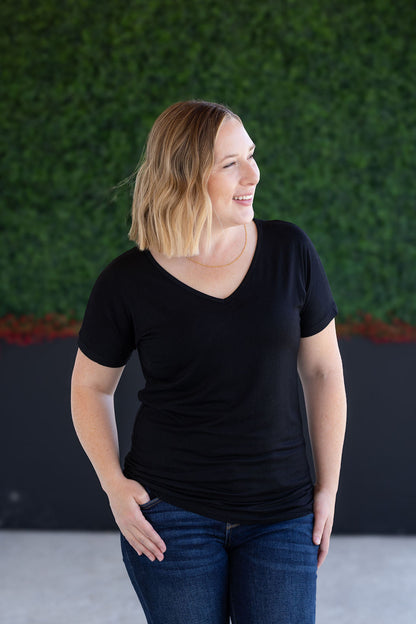 Michelle Mae Chloe Cozy Tee - Black