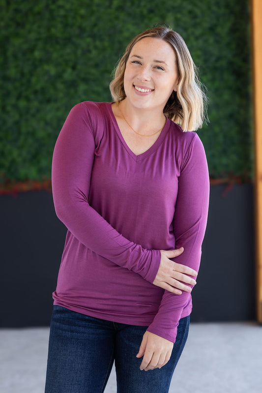 Michelle Mae Larissa Long Sleeve - Mulberry