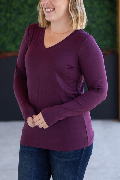 Michelle Mae Larissa Long Sleeve - Plum