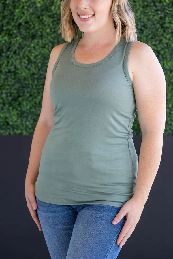 Pre-Order Michelle Mae Ava Tank - Sage