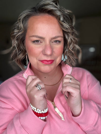 Sweater Weather Half Zip High Neck Pullover in Charcoal