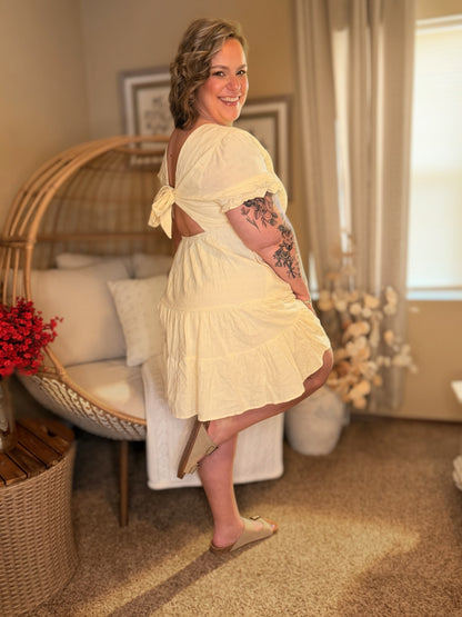 Cute Situation Square Neck Dress