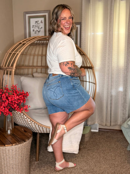 Willa High Rise Cutoff Shorts