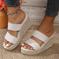 PREORDER - Do it with passion Open Toe Wedge Sandals