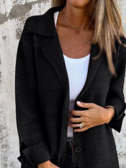 PREORDER: Chic Buttoned Longline Coat