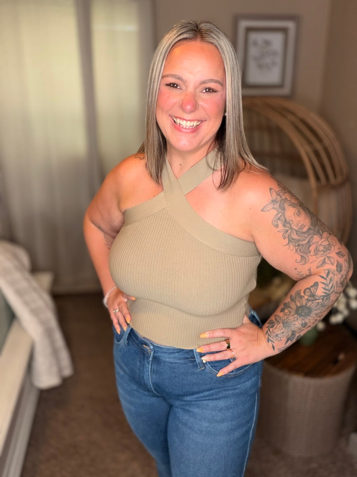 Shane Mid Rise Billie Boyfriend Jean in Dark Cozy Indigo