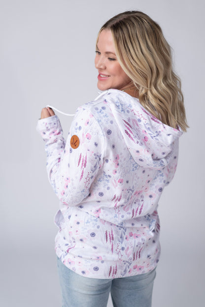 Michelle Mae HalfZip Hoodie - Wildflower Gardens