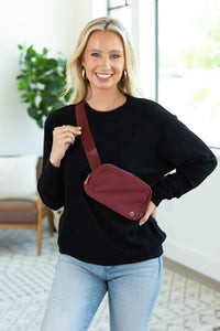 Michelle Mae Bum Bag - Wine