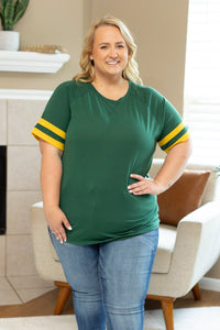 Michelle Mae Kylie Tee - Green Bay Green and Yellow