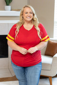 Michelle Mae Kylie Tee - Kansas City Red and Yellow