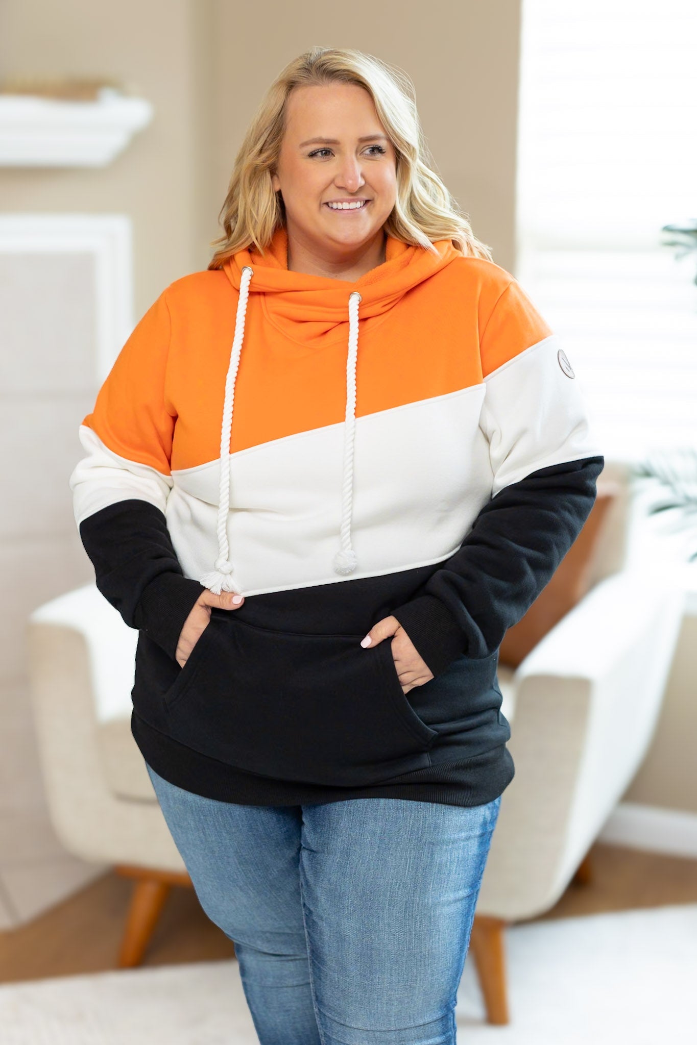 Michelle Mae Lizzie Women's Hoodie | Cincinnati Orange, White, Black