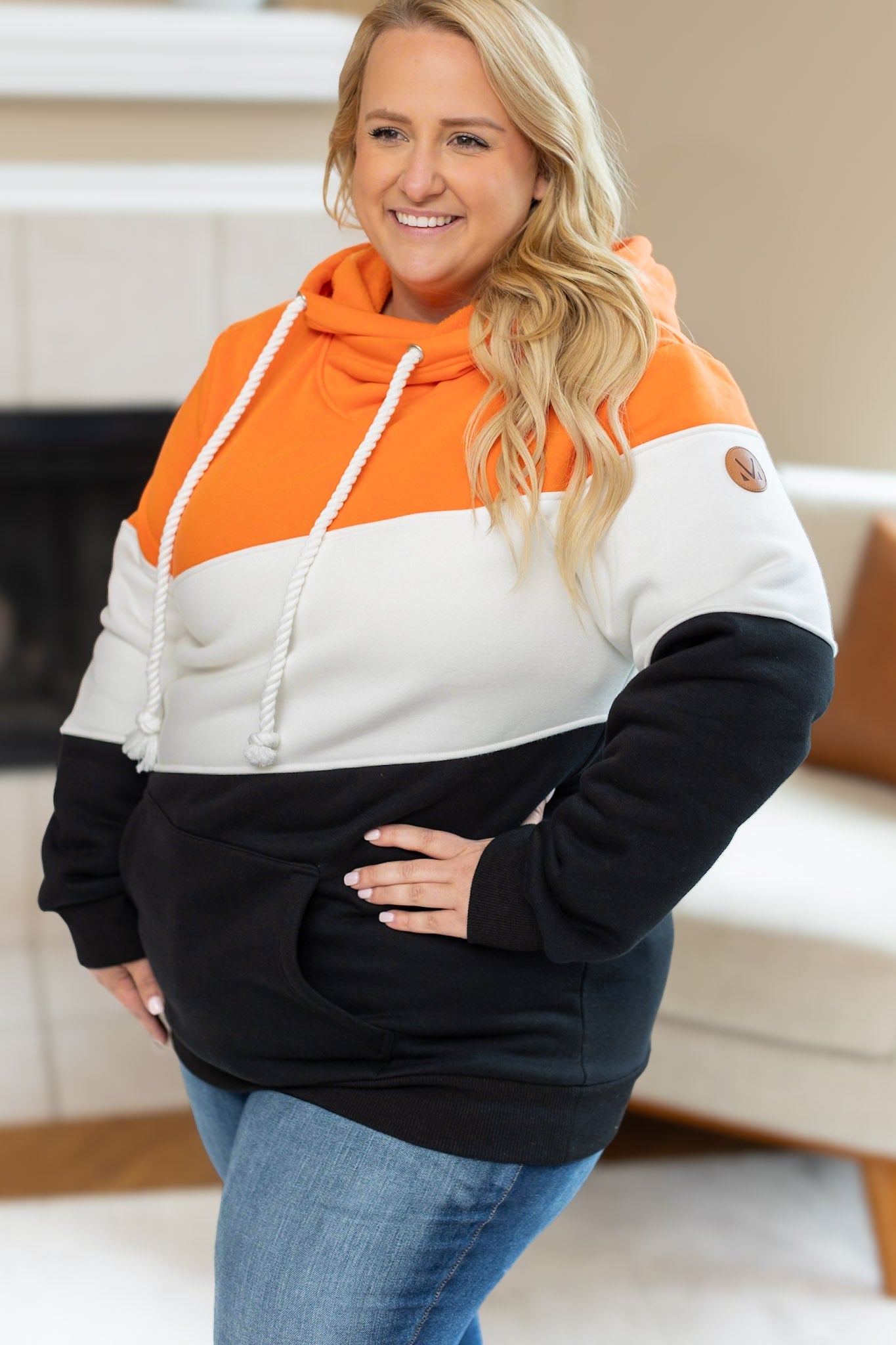 Michelle Mae Lizzie Women's Hoodie | Cincinnati Orange, White, Black