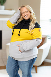 Michelle Mae Lizzie Women's Hoodie | Pittsburgh Black, Yellow, Grey