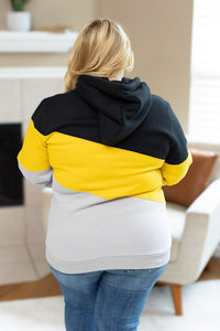 Michelle Mae Lizzie Women's Hoodie | Pittsburgh Black, Yellow, Grey