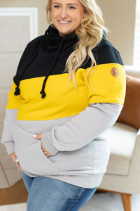 Michelle Mae Lizzie Women's Hoodie | Pittsburgh Black, Yellow, Grey