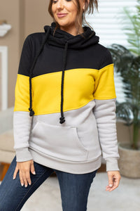 Michelle Mae Lizzie Women's Hoodie | Pittsburgh Black, Yellow, Grey