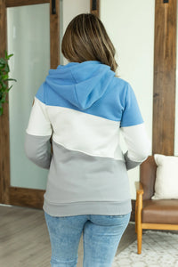 Michelle Mae Lizzie Women's Hoodie | Detroit Blue, White, Grey