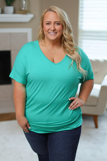 Michelle Mae Chloe Cozy Tee - Green