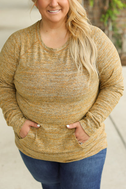 Michelle Mae Hannah Pocket Pullover - Mustard