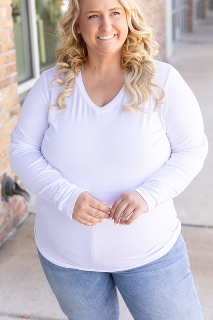 Michelle Mae Larissa Long Sleeve - White