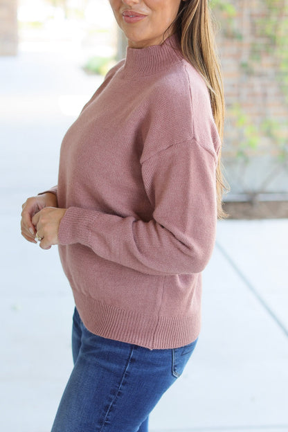 Michelle Mae Molly Sweater - Mauve