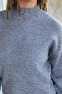 Michelle Mae Molly Sweater - Grey