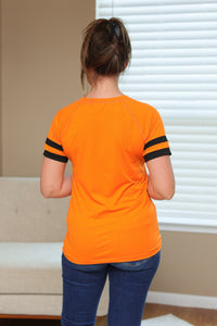 Michelle Mae Kylie Tee - Cincinnati Orange and Black