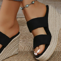 PREORDER - Do it with passion Open Toe Wedge Sandals