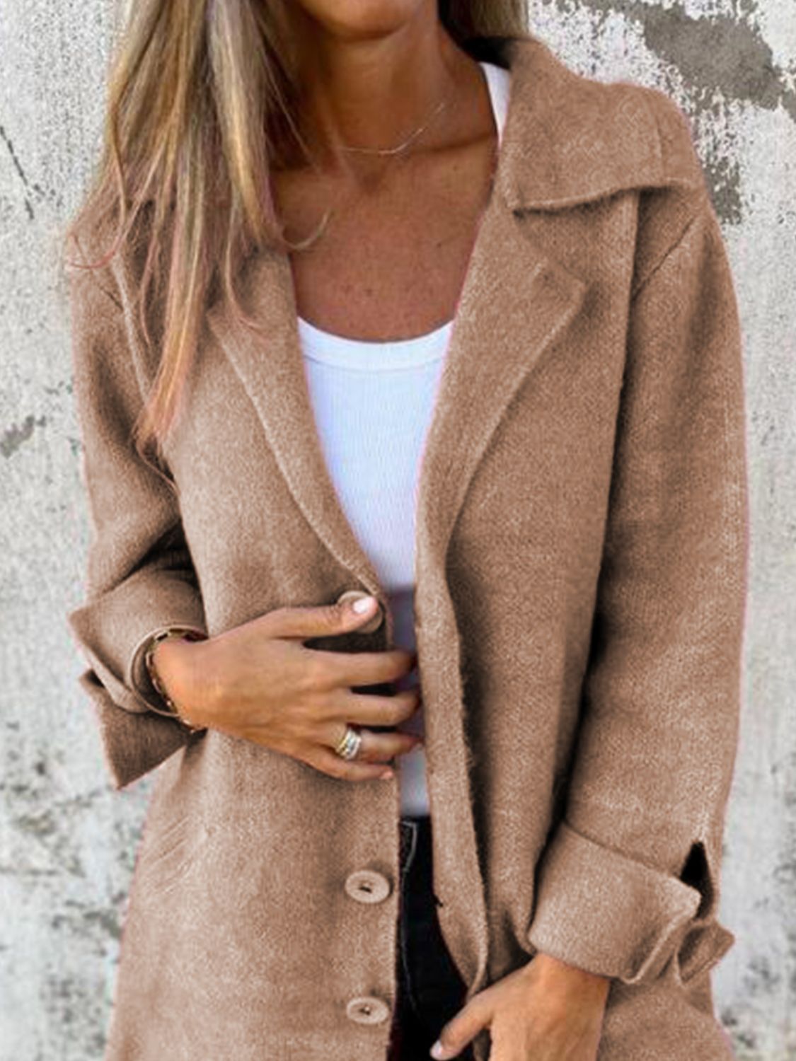 PREORDER: Chic Buttoned Longline Coat