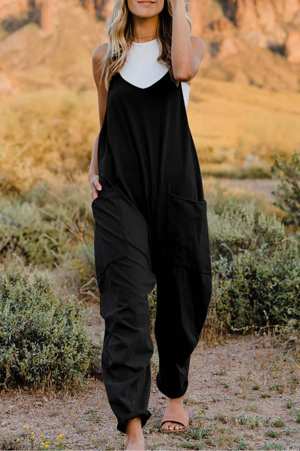 PREORDER- Double Take Jumpsuit with Pockets