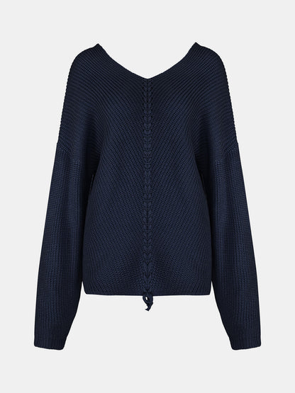 PREORDER- Laced Up Luxe Sweater