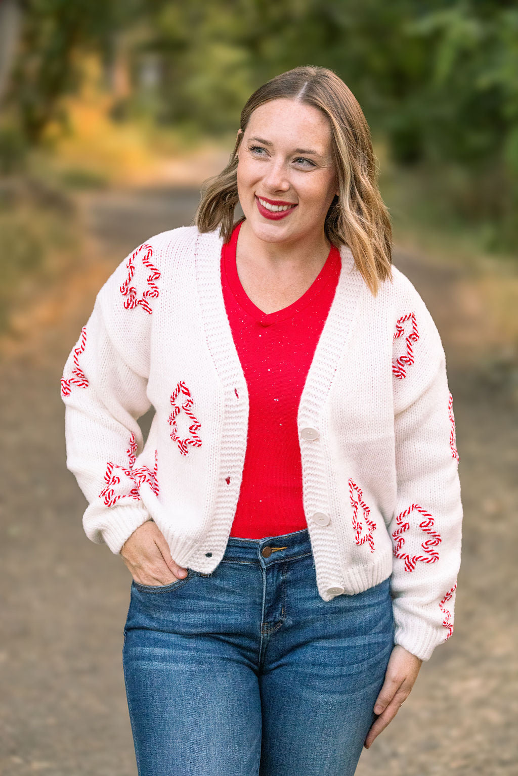 Michelle Mae Peppermint Tree Cardigan