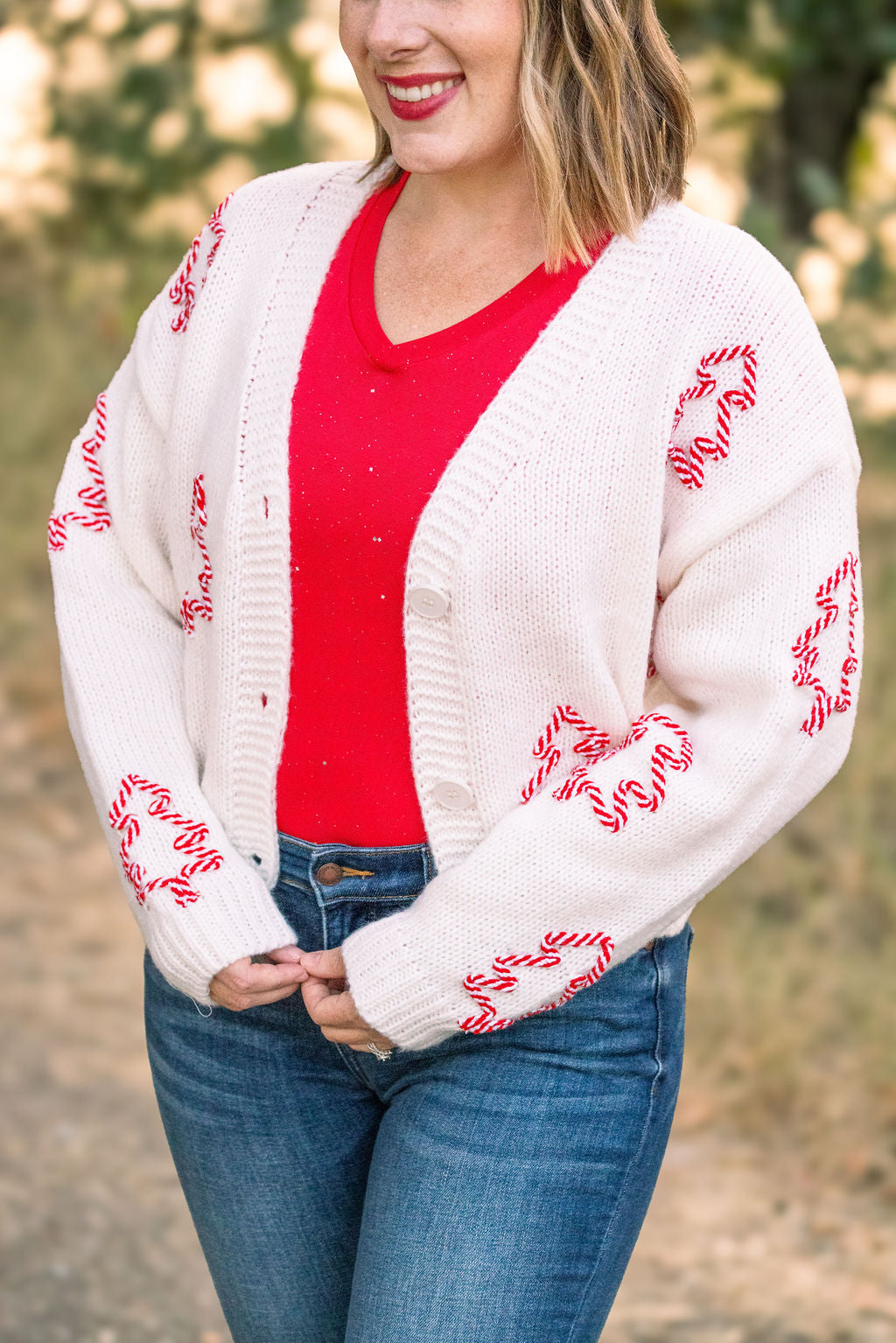 Michelle Mae Peppermint Tree Cardigan