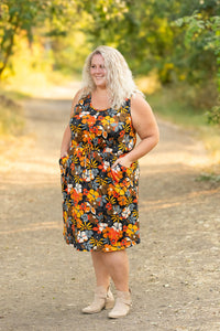 Michelle Mae Sadie Dress - Fall Floral Mix