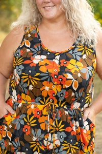 Michelle Mae Sadie Dress - Fall Floral Mix